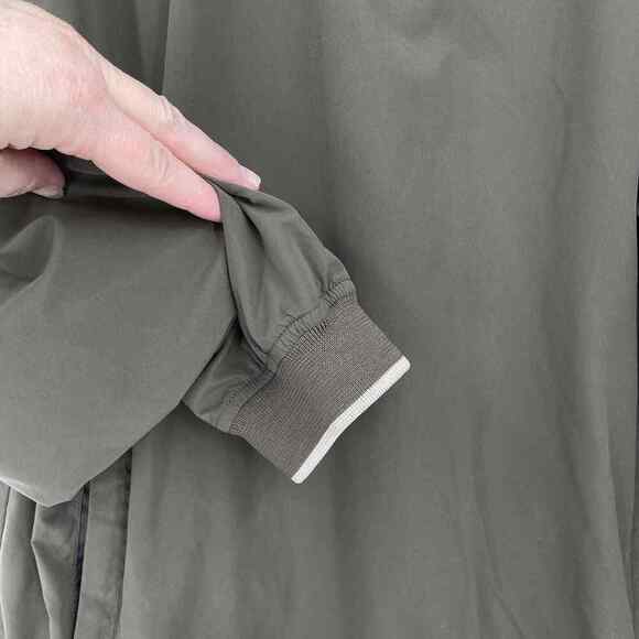 Cabela’s Women's Windcrest Jacket Size L Army Olive Green Pullover Lined - Picture 12 of 13